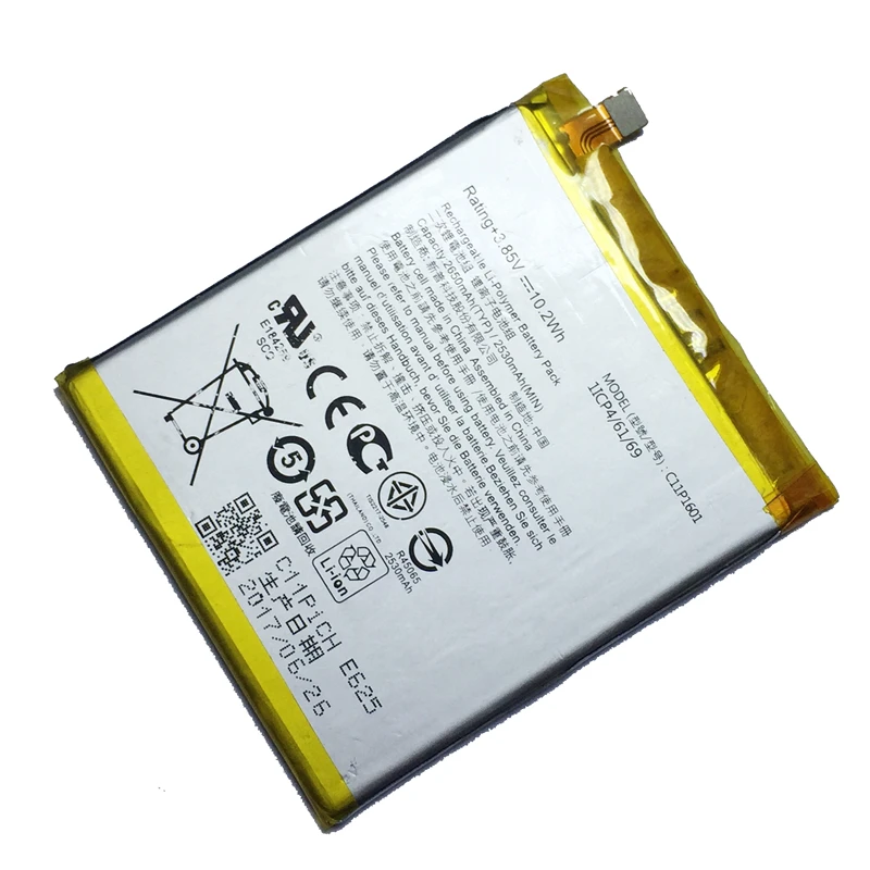 Смартфон, на замену аккумулятора C11P1601 2650mAh для ASUS ZenFone 3 ZenFone3 ZE520KL литий-ионные аккумуляторы