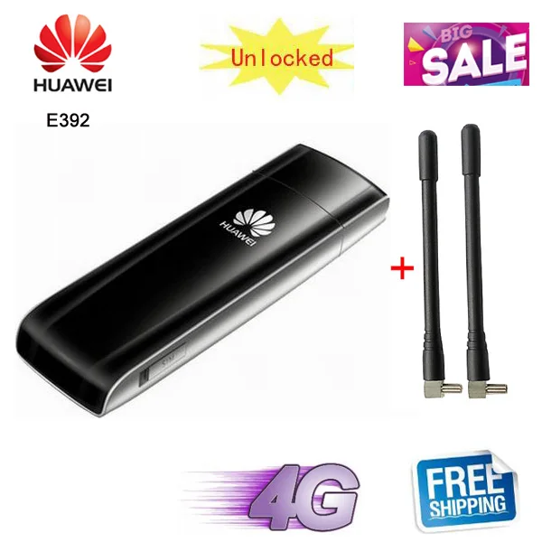 Оригинальный разблокированный Huawei E392 E392U 21 4G LTE USB модем с поддержкой FDD TDD 2600 МГц