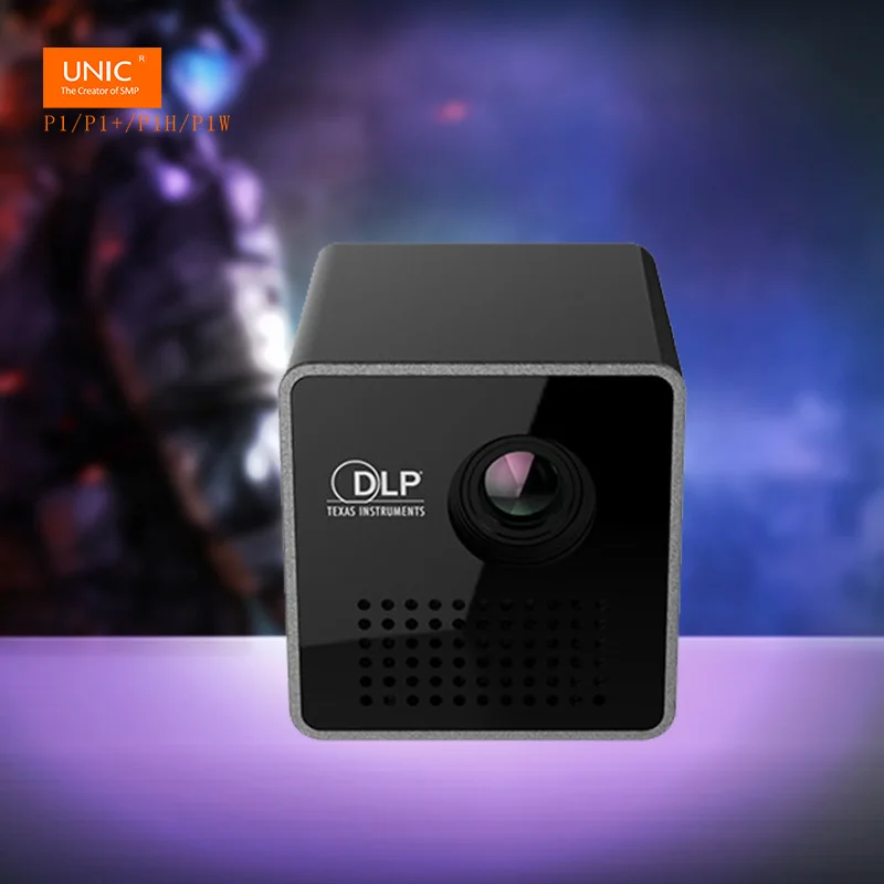 UNIC P1/P1+/P1H LED LCD Mini Pico DLP Projector Full HD 1080P 3D Home Cinema Theater Beamer