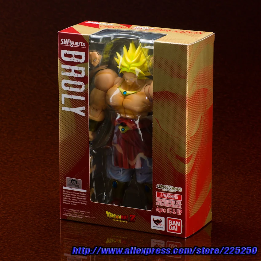 DRAGONBALL Dragon Ball Z/Kai Original BANDAI Tamashii Nations S. H. Figuarts/SHF эксклюзивная фигурка-Broly Super Saiyan