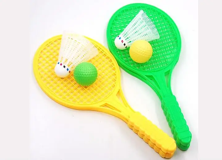 6x Ballspiel Set Kindergeburtstag Mitgebsel Kinder Tennisschläger Badminton NEU 