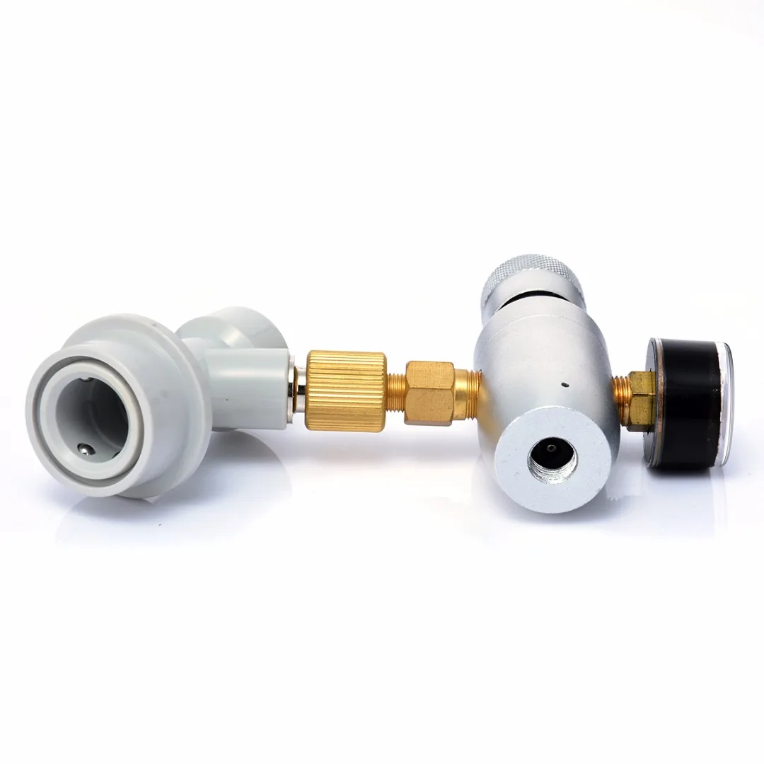Home Brew Regulated CO2 Charger Kit 3/8" Thread with Ball Lock Fitting Homebrew Keg Charger