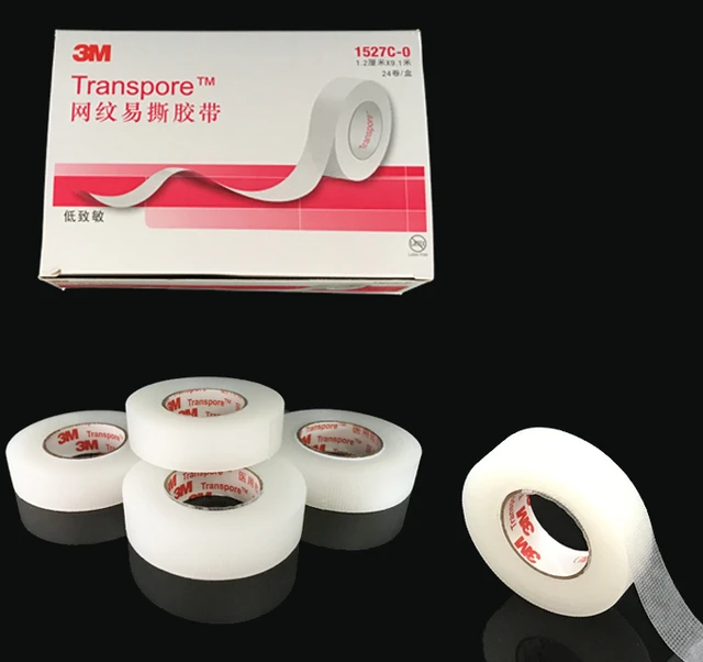 Transpore Medical Paper Tape 3M For Eyelash Extensions 2x PCS