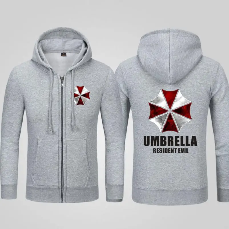 

High-Q Unisex Resident Evil Umbrella Corporation Logo Hoodie jacket lovers Cardigan Hoodies Coat Sweatshirts