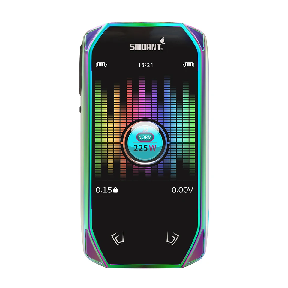 Оригинальный 225 Вт Smoant naoo TC бокс мод с 2 4 дюймовым цветным экраном