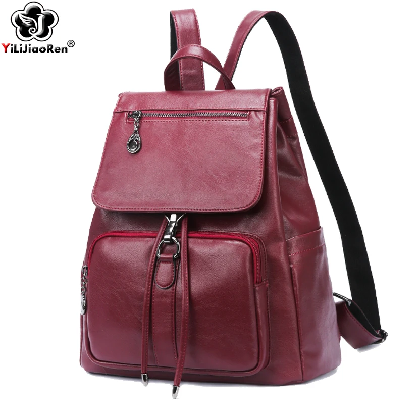 

Fashion Anti Theft Women Backpack Luxury Backpack Female Large Capacity Bookbag Brand Leather Shoulder Bags for Women Mochila