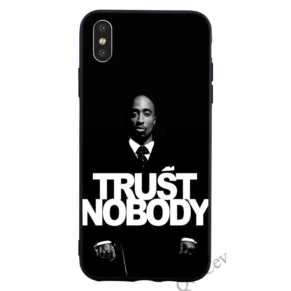 Противоударный 2Pac Тупак Шакур чехол для телефона iPhone Xs Max чехол X 6 6S XR 8 Plus 7 5S 5 SE мягкий