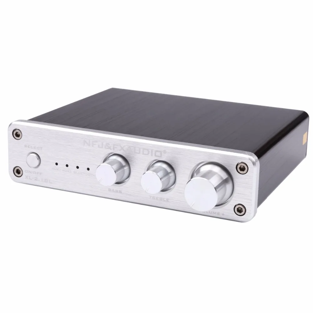 Цифровой усилитель звука FX Audio TPA3116 высокая мощность 2 1 канала Bluetooth 4 0 вход RCA/AUX/BT 50
