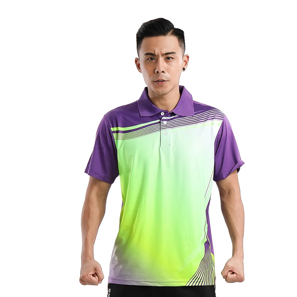 Новая футболка для бадминтона, теннисная футболка для мужчин/женщин, футболка для настольного тенниса, теннисные майки, быстросохнущая спортивная рубашка 213 - Цвет: Man one shirt