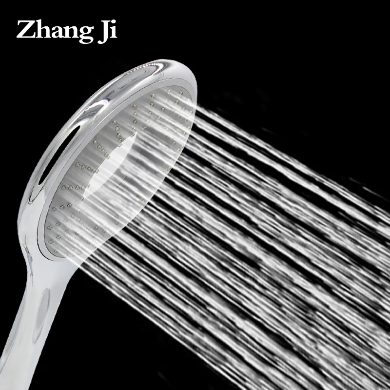 

Zhang Ji Unique Design Hollow Out Showerhead Bathroom Round Water Temperature Donuts Hand Hold Shower Spray Bathroom Shower Head