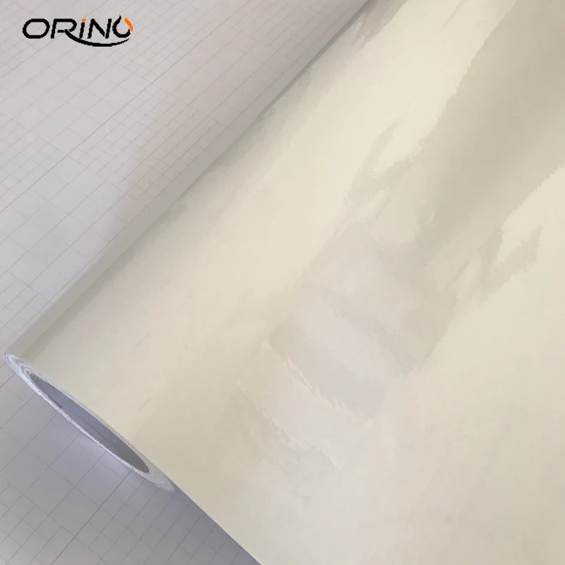 White Glossy Vinyl Film Wrap-2