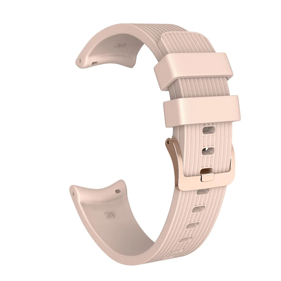 Silicone Watchband Strap - 20mm Adjustable Bracelet