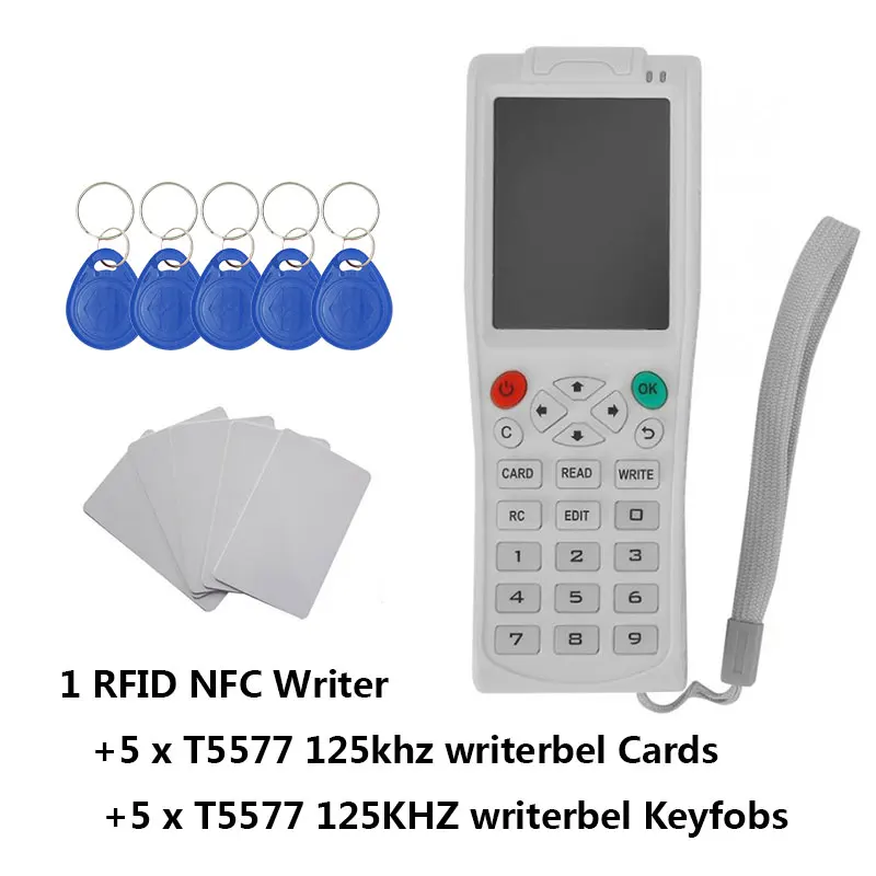 Новейший iCopy 3/5 NFC IC копир RFID ID Reader писатель Дубликатор английская версия iCopy5 с полной функцией декодирования ключ для смарт-карты - Цвет: Package 5