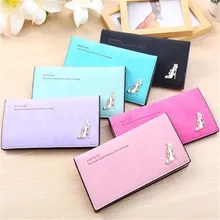 2016 Wallet Female Fashion Beauty Lovely Women Purse Long Zip Wallets Thin Card Holders Women Girl High Heels Slim Coin Purse