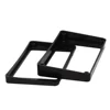 Black Curved Humbucker Pickups Frame Mounting Rings for LP Electric Guitar ► Photo 1/6