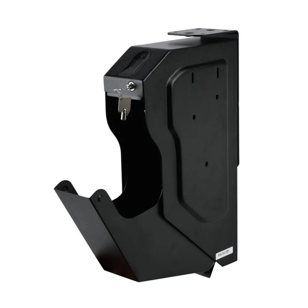 

Biometric Fingerprint Safe Box Cold-rolled Steel Security Gun Strongbox Portable Key Valuables Jewelry Storage Box