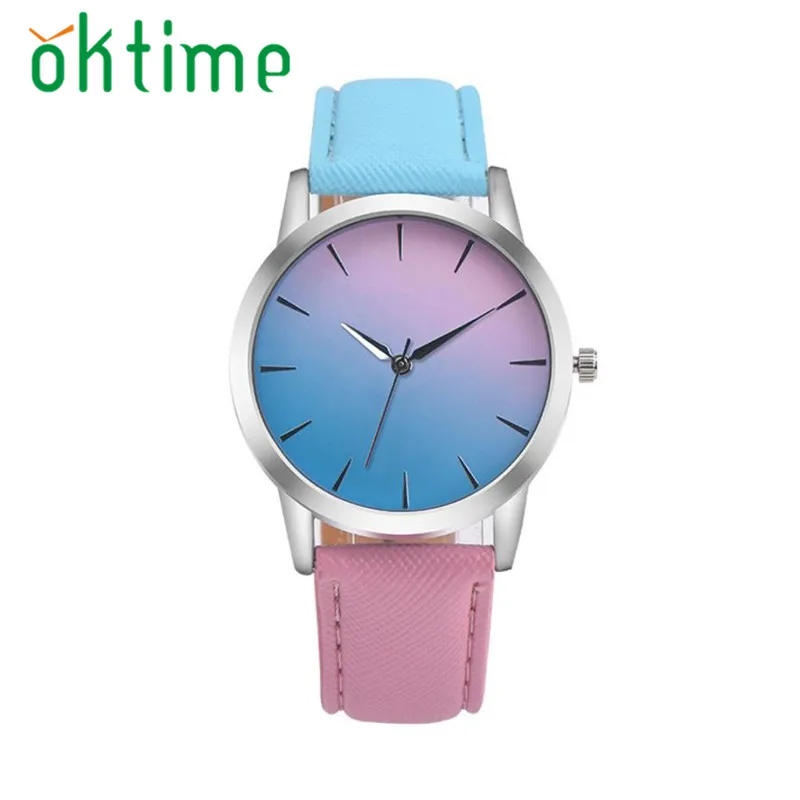 

Quartz Wristwatches Watch Reloj 2019 relogio masculino Woman Watches Rainbow Design Wrist Watch Gift Clock Saat Ladies Watch