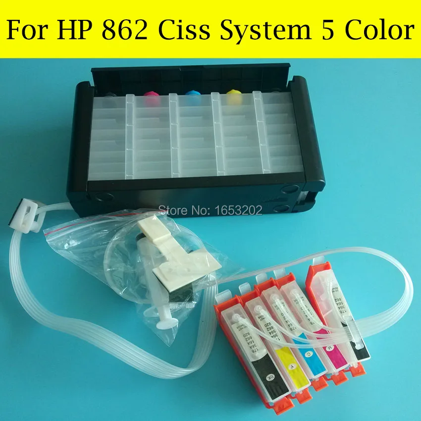 1 комплект 862 СНПЧ Непрерывная система подачи чернил для HP Photosmart CD055D CN503D CQ521 CQ877D