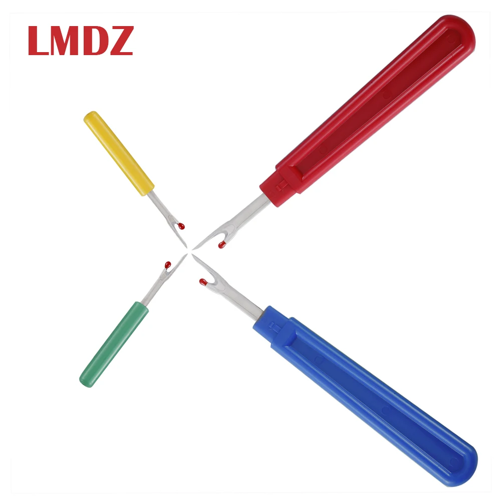 

LMDZ Seam Ripper Cross Stitch Sewing Tools Sharp Stitches Removed Tool Safe Plastic Handle Craft Thread Cutter