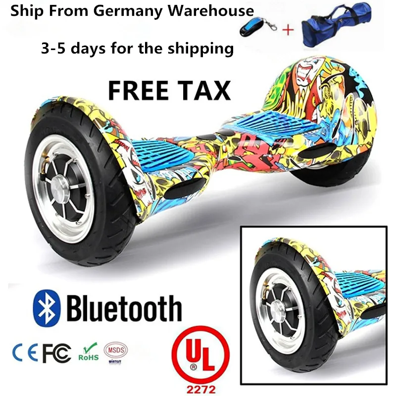 

2018 New arrival fat tire electric scooter hoverboard 10 inch off road mobility scooter hoverboard