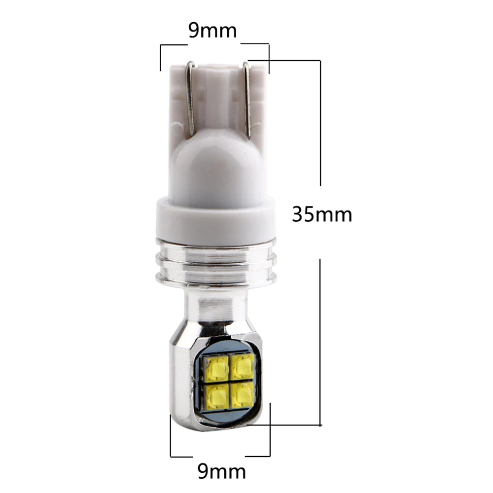4 шт. 12В W5W 194 T10 2525 8SMD неполярный индикатор боковой очистки двери автомобиля лампы