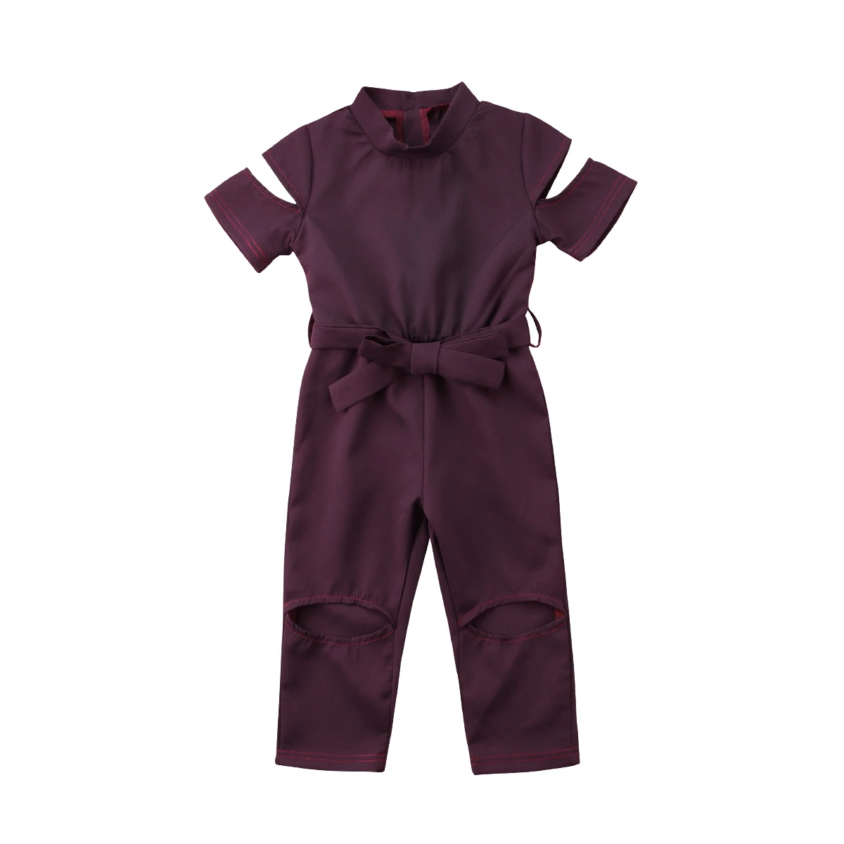 

Toddler Kids Baby Girls Holes Romper Jumpsuit Outfits Clothes Casual