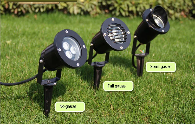 

Waterproof IP65 Outdoor 3W LED Lawn Pin floodlight grass project-light lamp Iron Courtyard lamp floodlight Engineering lighting