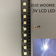 100 шт. для WOOREE светодиодный 3535 светильник с бусинами холодный белый 3 в 1,85 Вт светодиодный ЖК-Телевизор подсветка светодиодный подсветка ТВ Приложение WM35E1F-YR07-eB