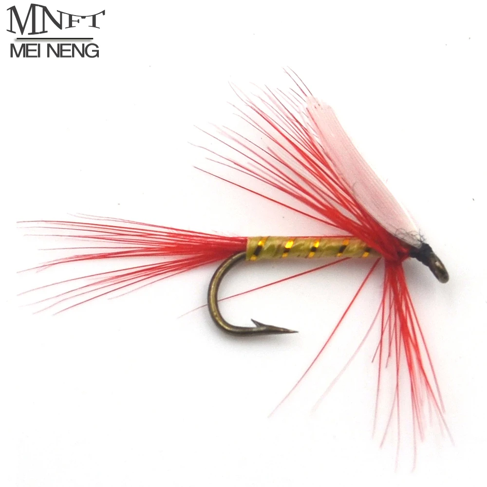 MNFT 10 шт. # Красный Белый Крылатый желтый Gnat Mayfly искусственная рыболовная приманка