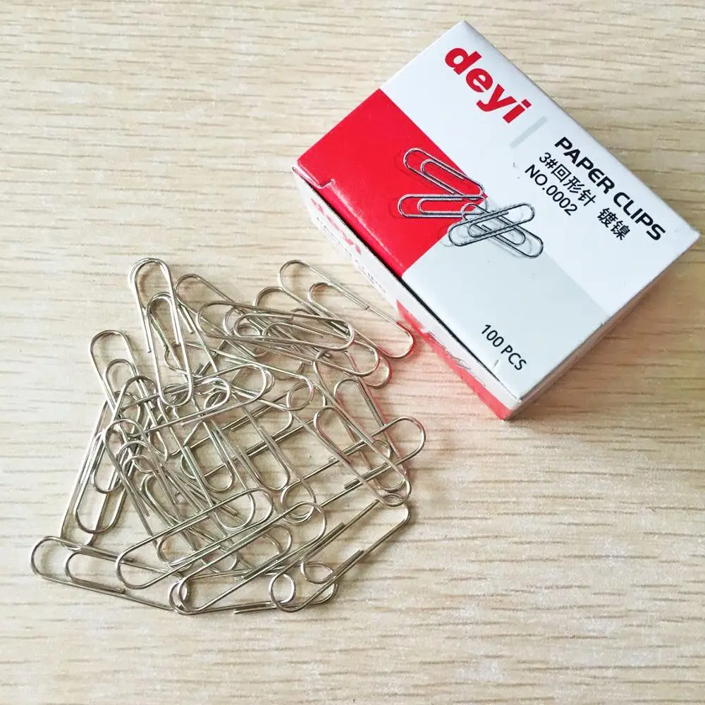 

100 Pcs/Simplicity Bookmark Planner Paper Clip Metal Material Bookmarks Marking Clip for Book Stationery School Office Supplies