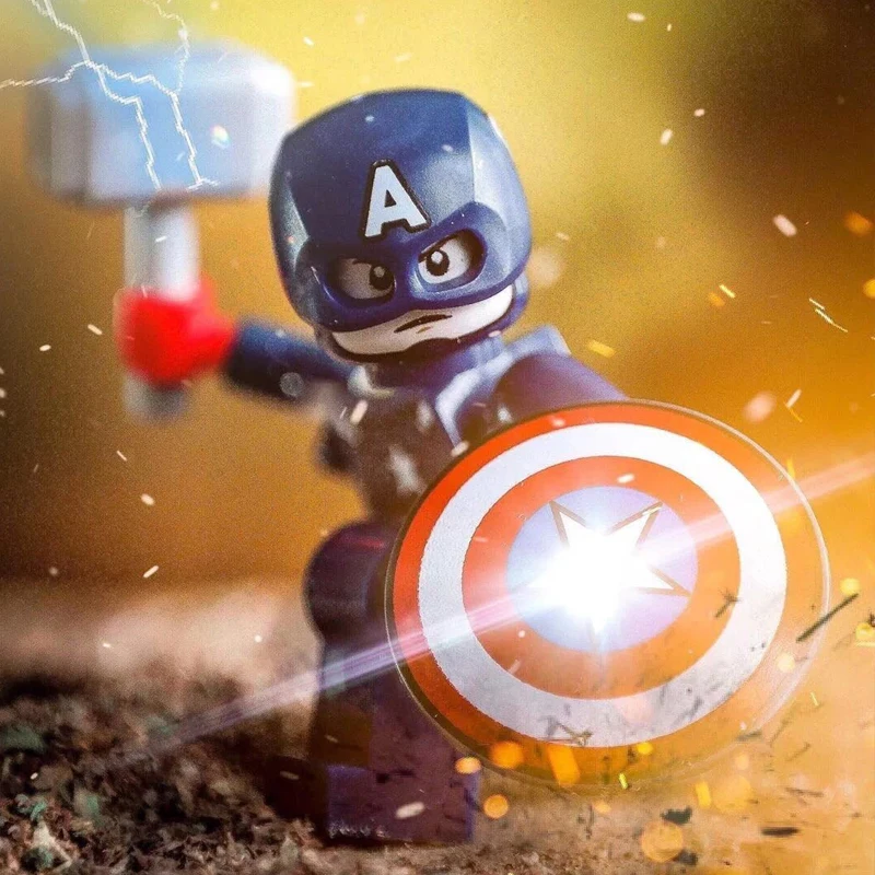 

Marvel Super Hero Avengers 4 Endgame Old Captain America Iron Man Pepper Building Blocks Legoings Figures Toys For Children Gift
