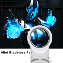 Портативный кондиционер настольный мини Bladeless вентилятор с Adapte челнока января 16