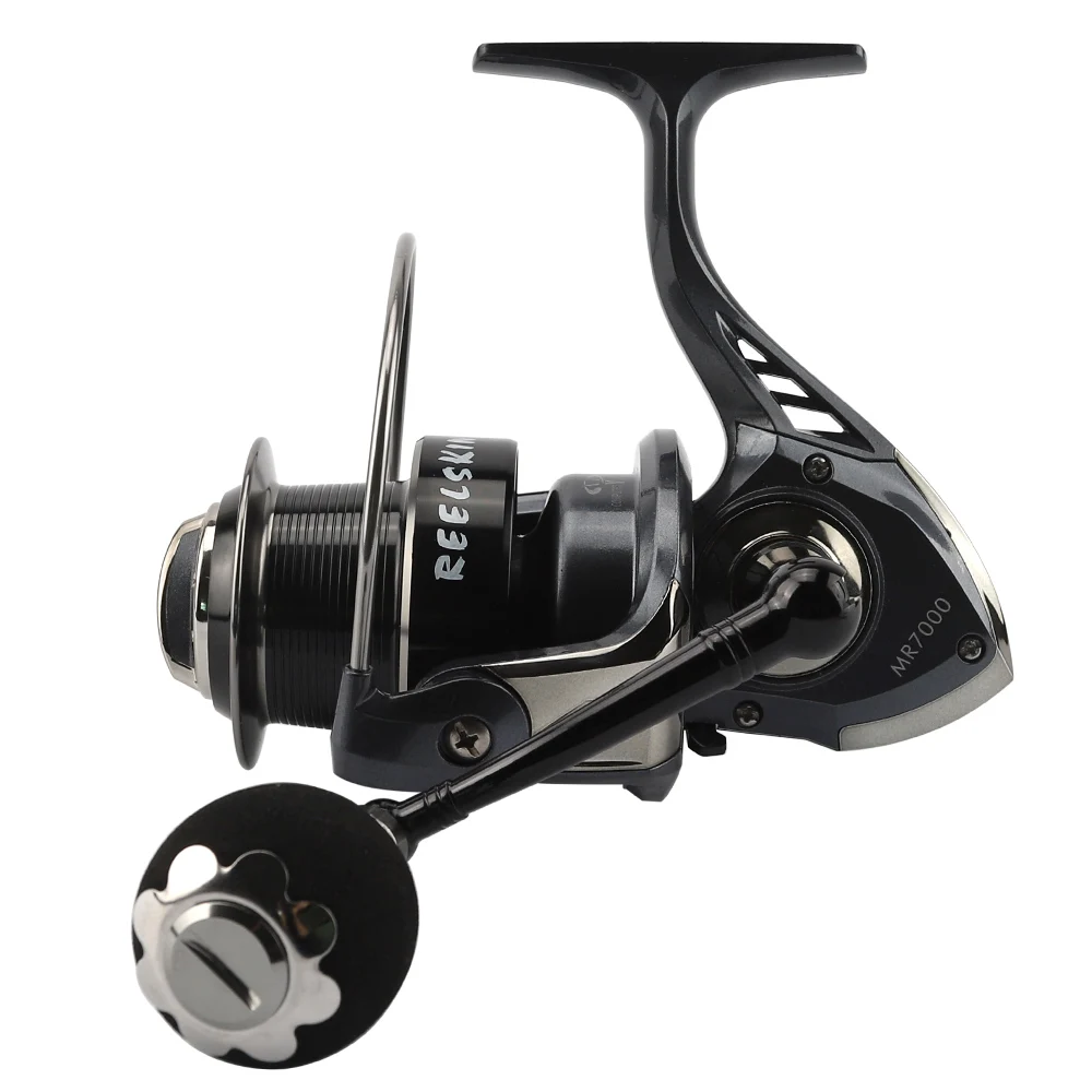 Fishing Reel 13+1 Ball Bearings Full Metal Spinning Reels 4000-7000 Big Trolling Reel Surf Reel Anti-Seawater Fishing Wheel