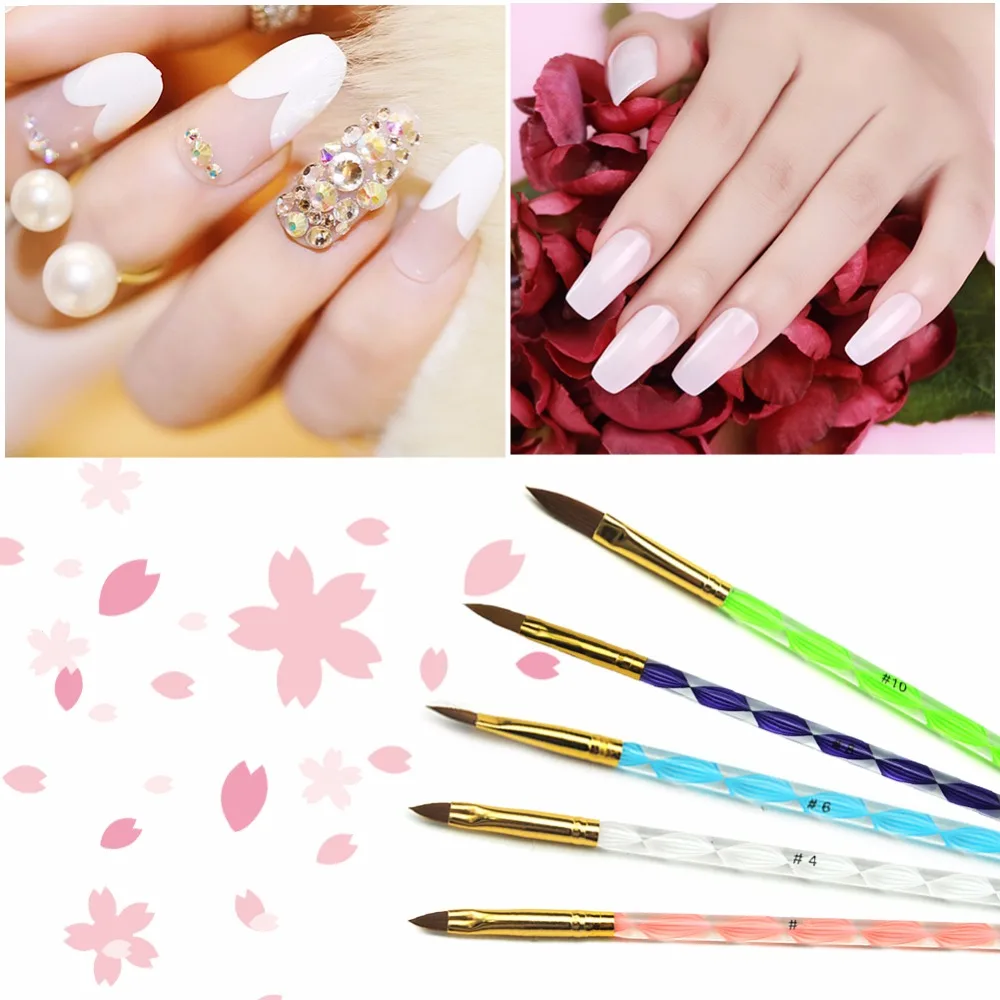 1Pc Nail Art Brush Painting Tinting Brushes Polymer Clay Tools Paint