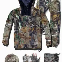 Ghillie костюм Camo Jungle 5 шт. высокое качество охотничья одежда снайперская Тактическая Военная камуфляжная одежда для спорта на открытом воздухе