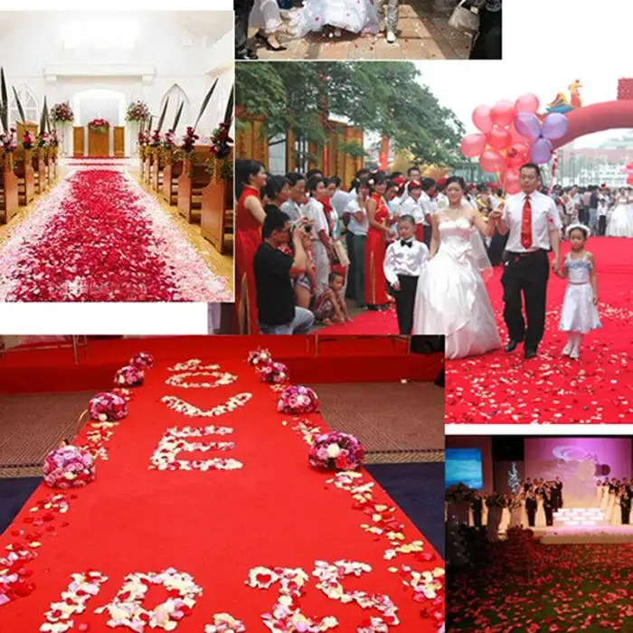144 шт/партия модное свадебное украшение красные искусственные лепестки роз Свадебные аксессуары для свадебной вечеринки Petale de Rose Mariage VL