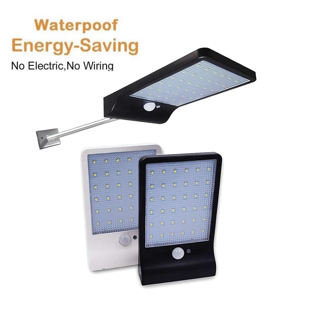 

Aluminum pole 48/36 LED Motion Sensor Outdoor Waterproof Solar light Pathway street spot floodlight solar lamp floodlight 3 mode