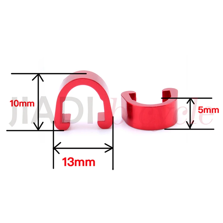 MUQZI 10 шт. велосипедные дисковые тормозные комплекты кабелей вывод линии трубопровода Велоспорт трансмиссионная трубка U C тип пряжка зажим зажимы для труб