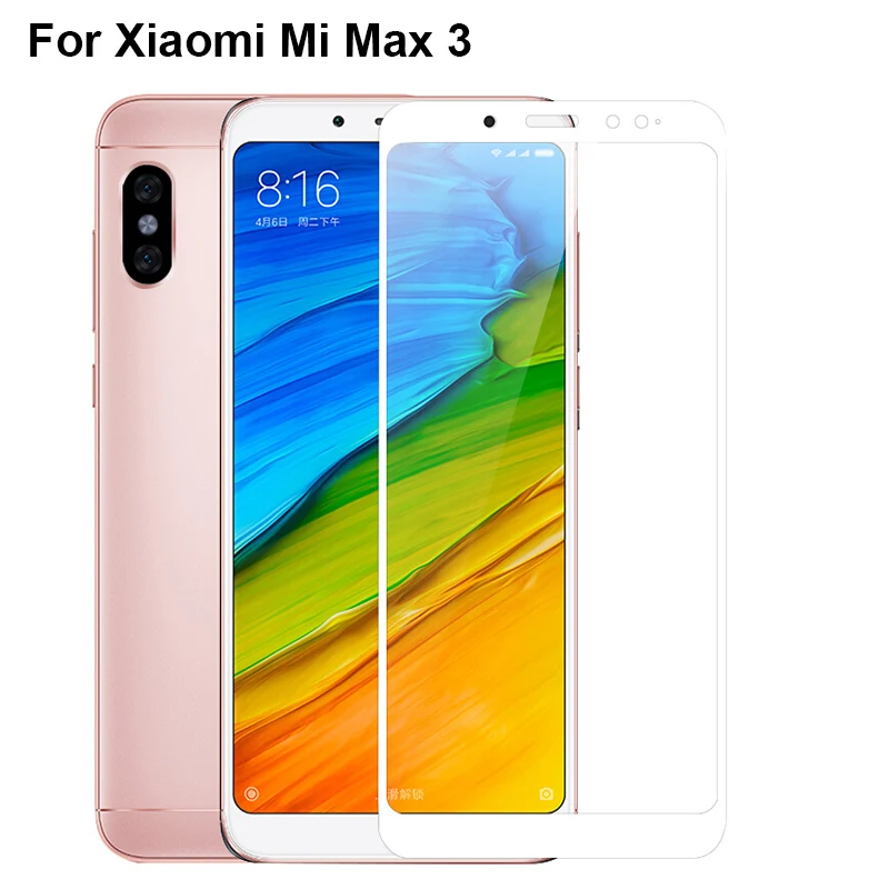 Ультратонкое закаленное стекло 9H для Xiaomi Mi Max3 Mimax 3 защита экрана с полным