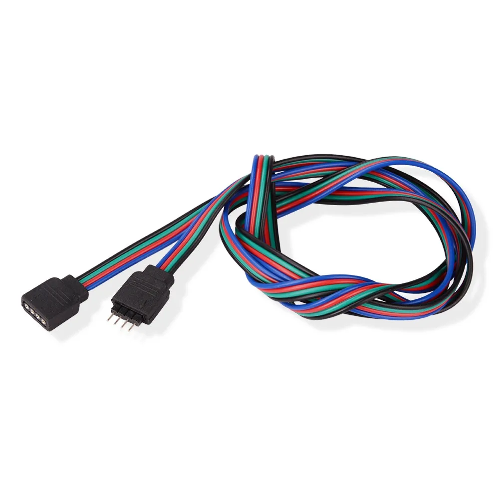 5pcslotRGBconnectorLEDStripConnectorsRGBPCB4pincorewire