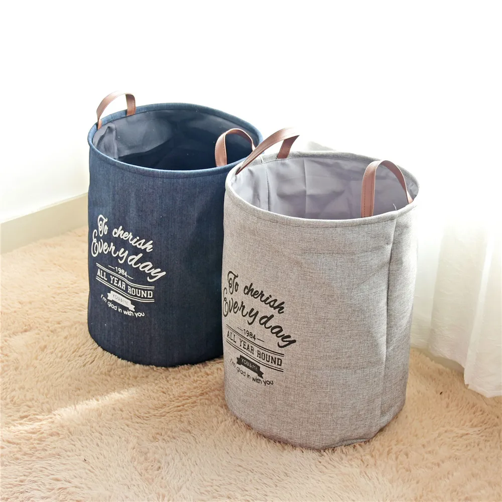 سلة الغسيل حقيبة التخزين مع مقابض جلدية الطفل سلة تخزين الألعاب الملابس القذرة الغسيل مربع برميل تعوق كبيرة سلة صناديق سلة الغسيل حقيبة التخزين مع مقابض جلدية الطفل سلة تخزين الألعاب الملابس القذرة الغسيل مربع برميل تعوق كبيرة سلة صناديق