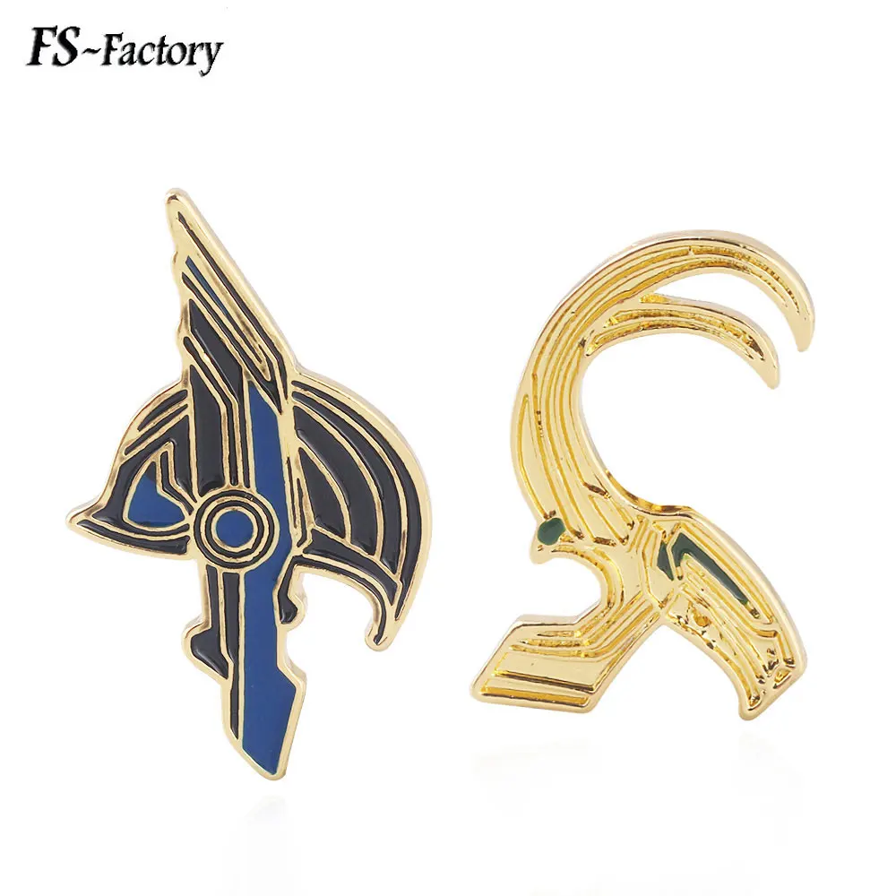 

Marvel Avengers Pins Brooch Thor Loki Helmet Hammer Spiderman Batman Brooch for Women Men Coat Bag Button Pin Jewelry