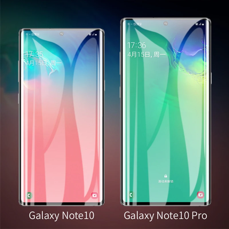 

3D Curved Glass For Samsung Galaxy Note 10 5G Full Cover 9H Protective film Screen Protector For Samsung Galaxy Note 10 Pro 5G