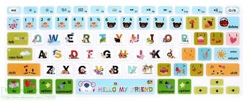 

Sweet AWESOME Cartoon Animal Keyboard Cover Silicone Skin for MacBook Air 13.3 for MacBook Pro 13 15 with or w/out Retina