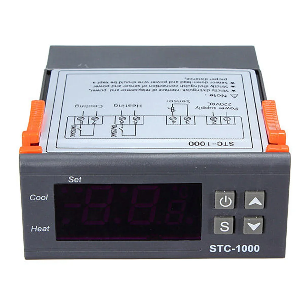 12V/24V/110V/220V Electronic Digital Computer Temperature Controller Thermostat STC-1000 For Aquarium