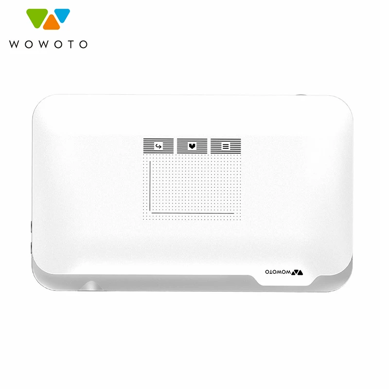 WOWOTO Projector 1080P Resolution Wi-Fi  Bluetooth 600Ansi LED Portable HD  Projector For Home Cinema Electric Focusing T8e