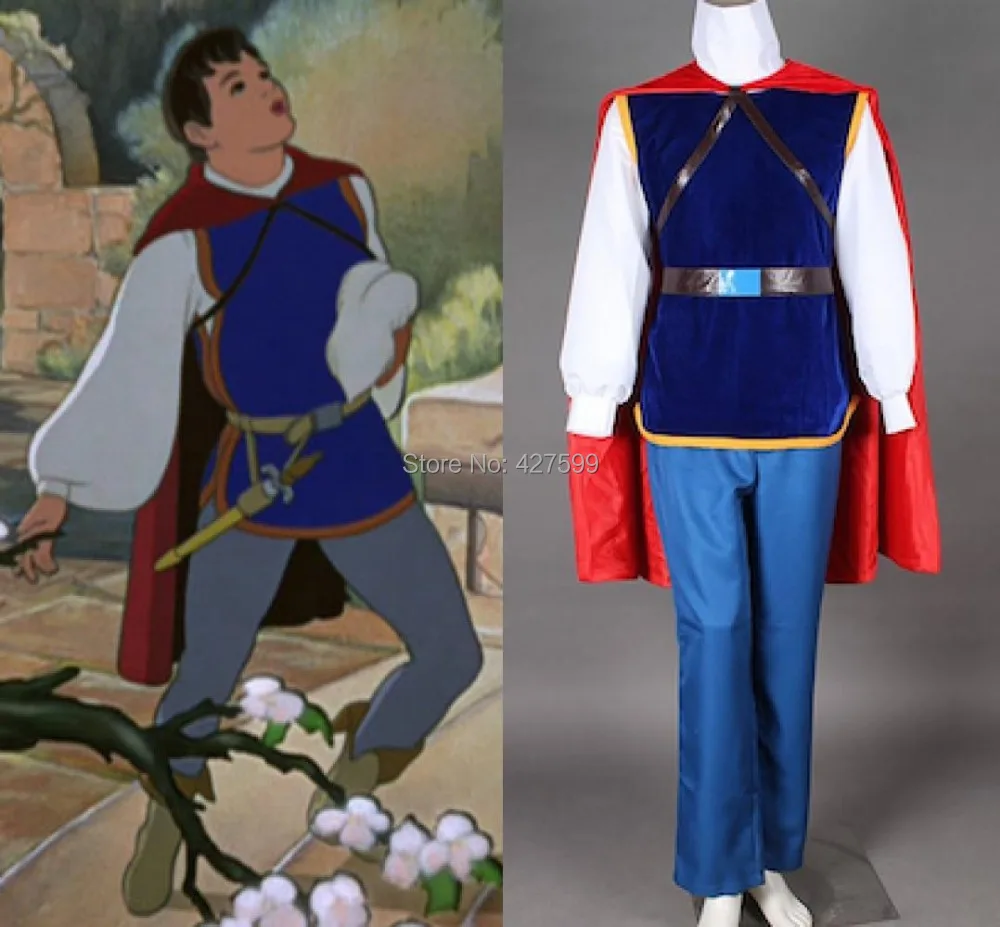 Grimm's Fairy Tales Snow White Prince Cosplay Costume Prince Costume