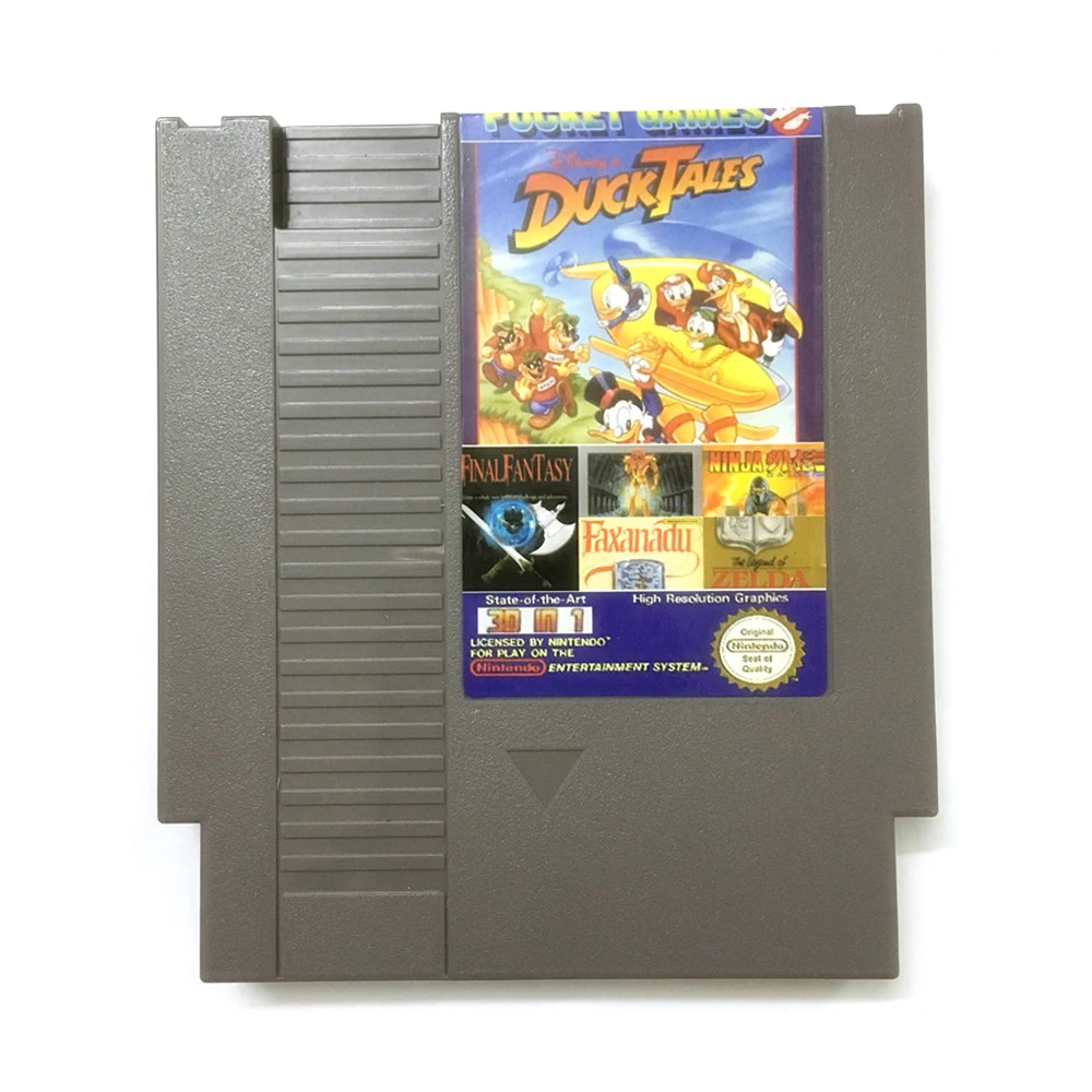 

High quality Game Card Game Cartridge For NES Game Player 30 in 1 Random Color