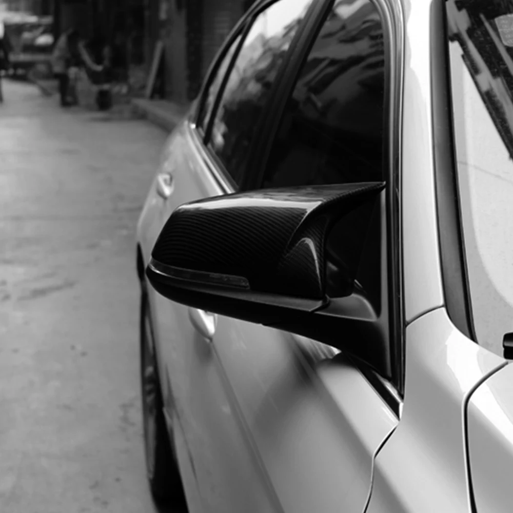 Чехол для зеркала заднего вида BMW 1 2 3 4 Ser F20 F21 F22 F87 M2 F23 F30 F32 F34 F36|side mirror cover|mirror capscarbon
