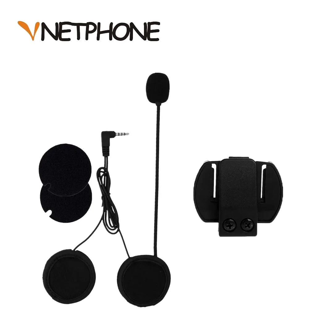 

Vnetphone V6 V4 Motorcycle Helmet Bluetooth Headset Accessories Ordinary Intercom Microphone Speaker Interphone Earphone Tool